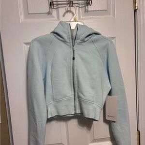Lululemon scuba full zip crop hoodie